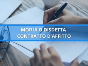 Modulo Disdetta Affitto Scarica Gratis