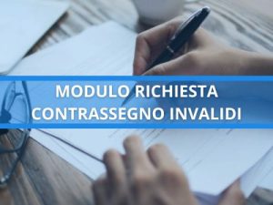 Richiesta Contrassegno Invalidi Scarica Modulo