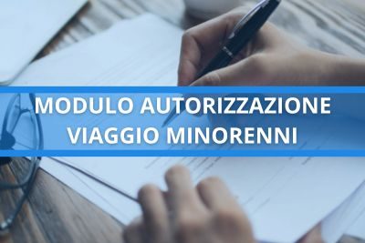 modulo autorizzazione viaggio minorenni