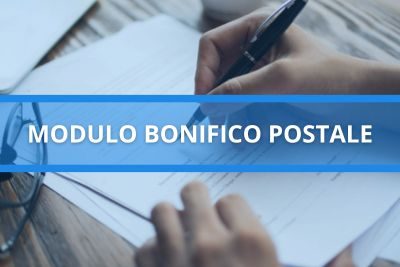 modulo bonifico postale