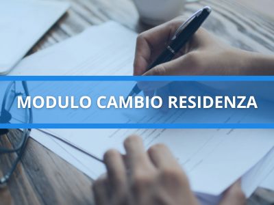 modulo cambio residenza