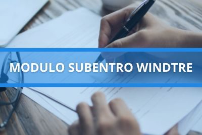 modulo subentro windtre